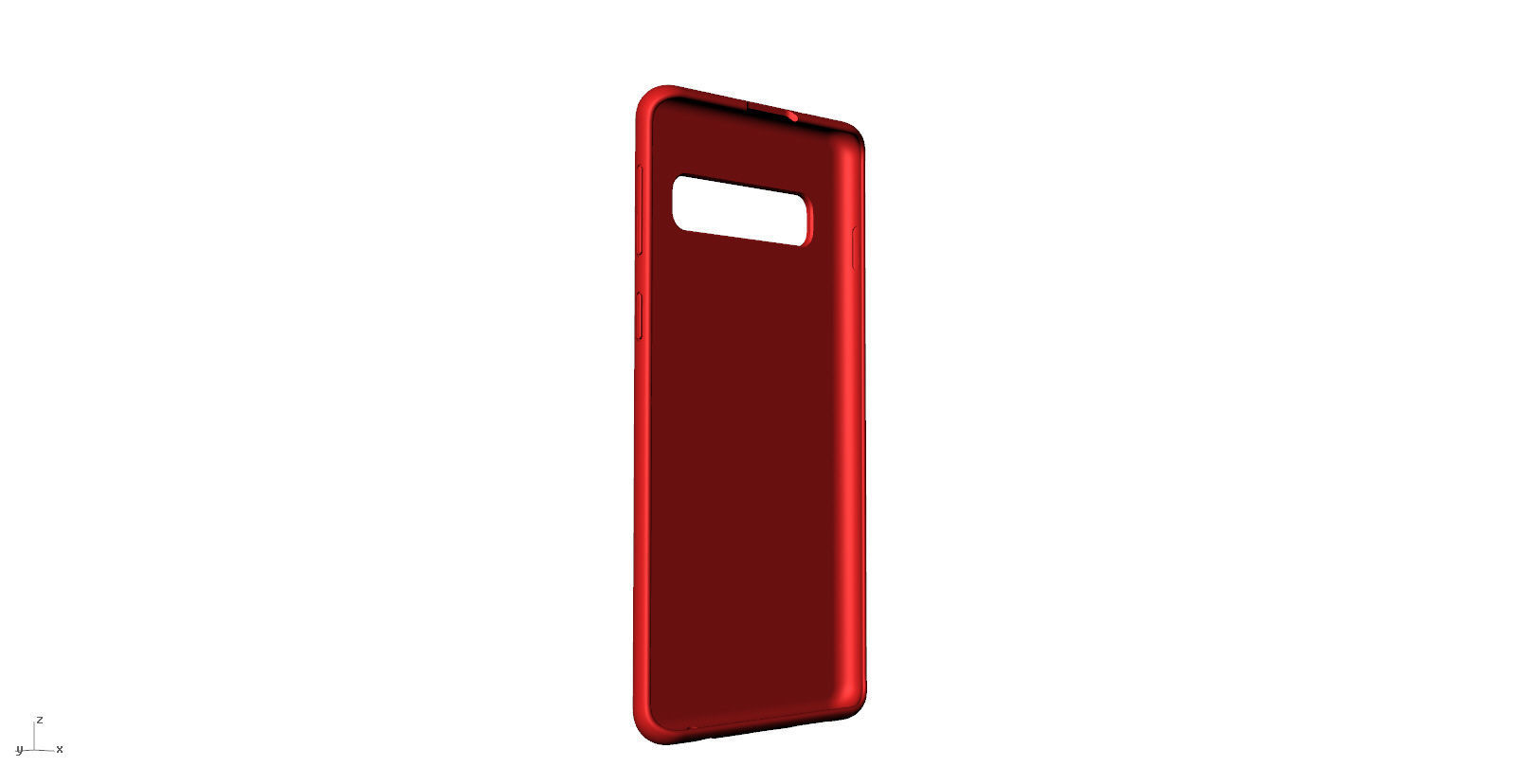 SAMSUNG Galaxy S10 red case  3D print model_6
