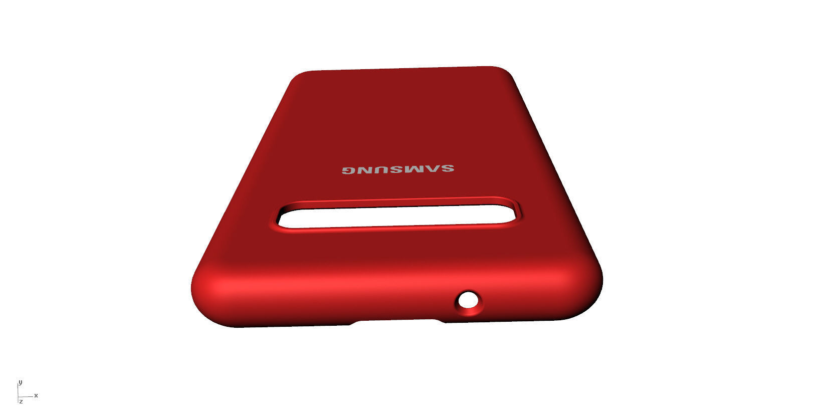 SAMSUNG Galaxy S10 red case  3D print model_8