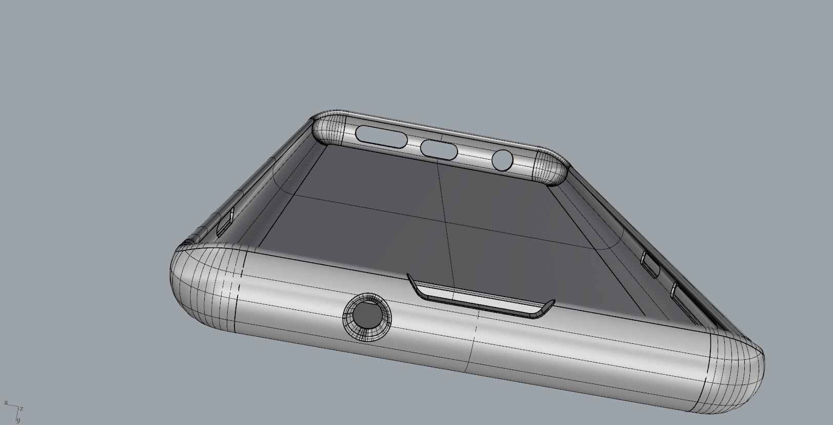 SAMSUNG Galaxy S10 red case  3D print model_25