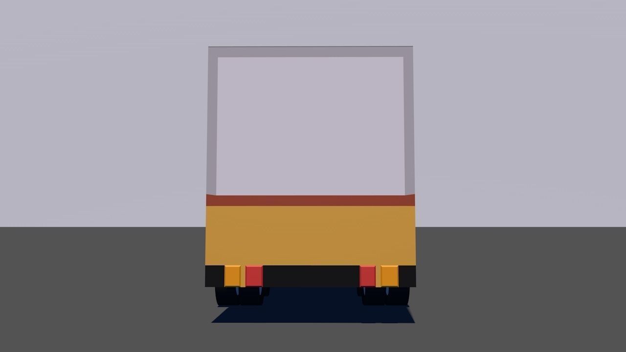 Container trailer 3D model_6