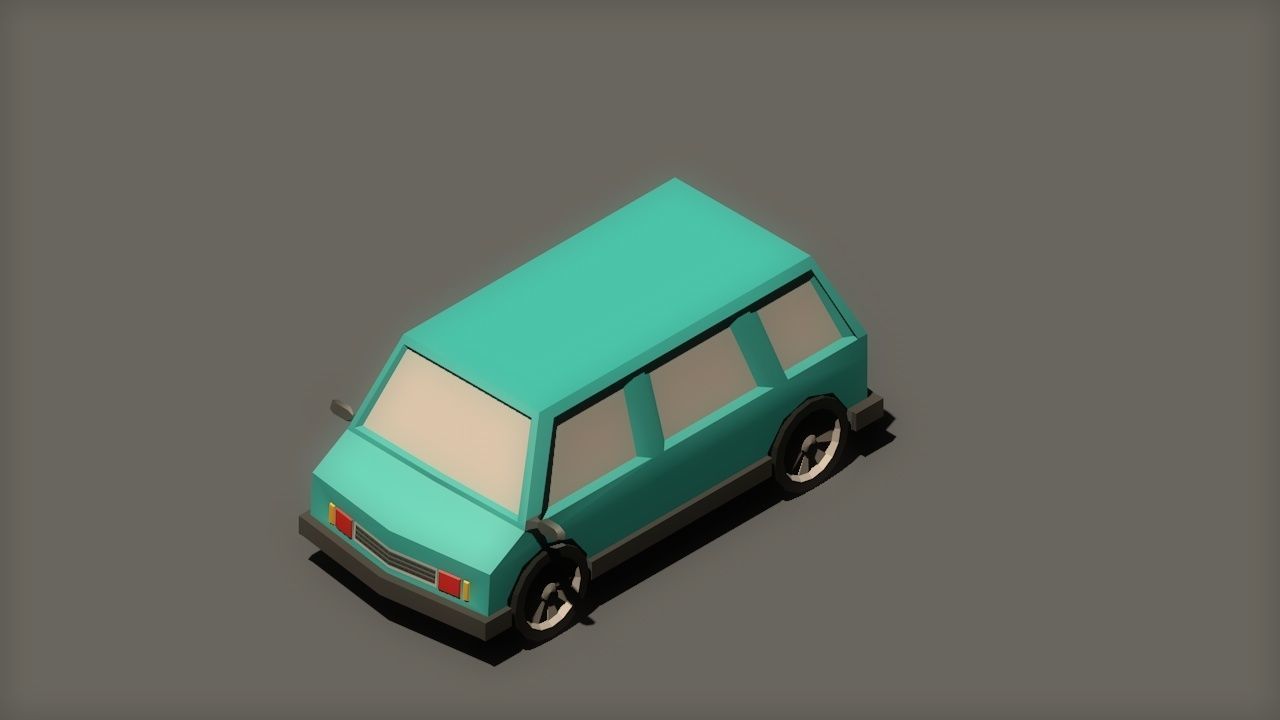 Mini Van 3D model_3