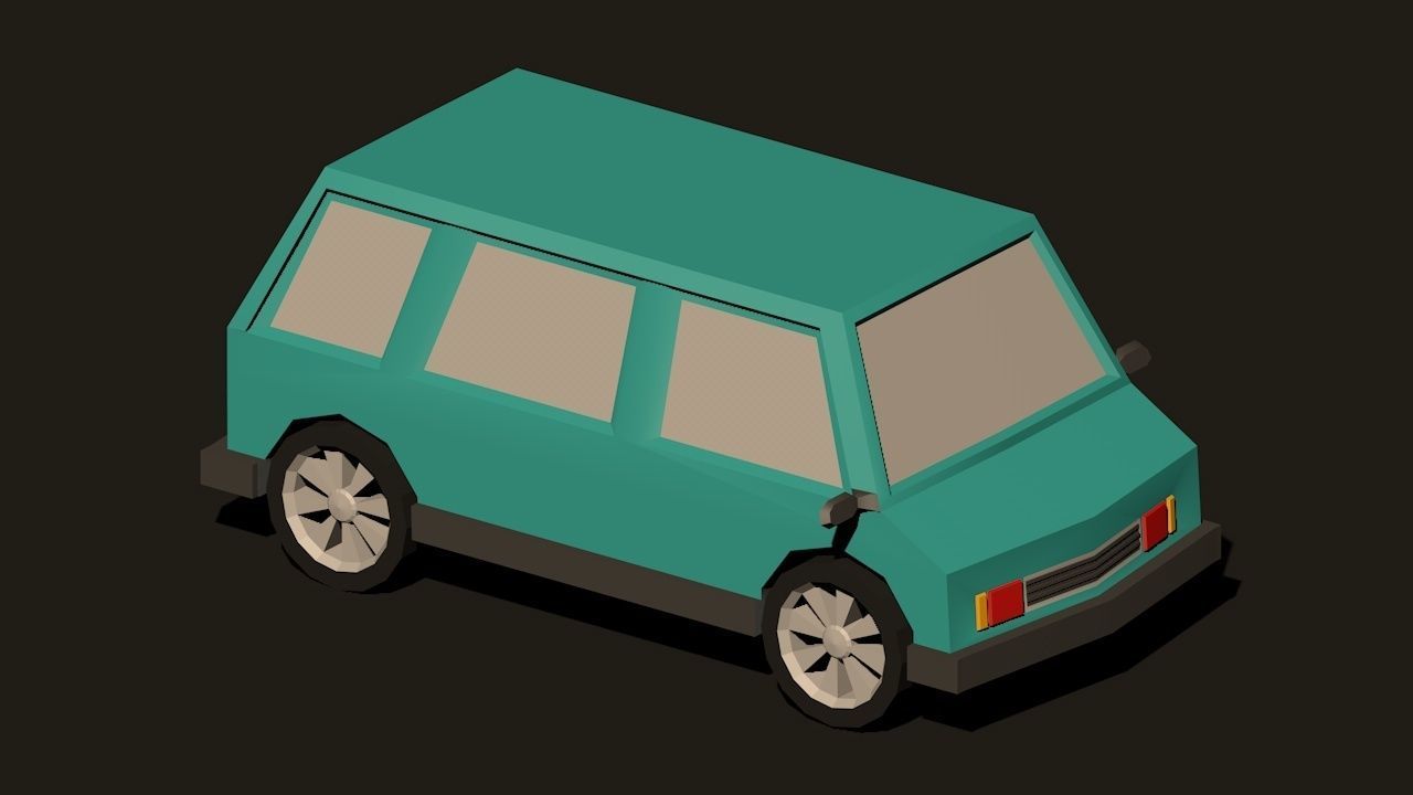 Mini Van 3D model_6