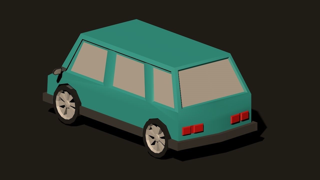 Mini Van 3D model_7