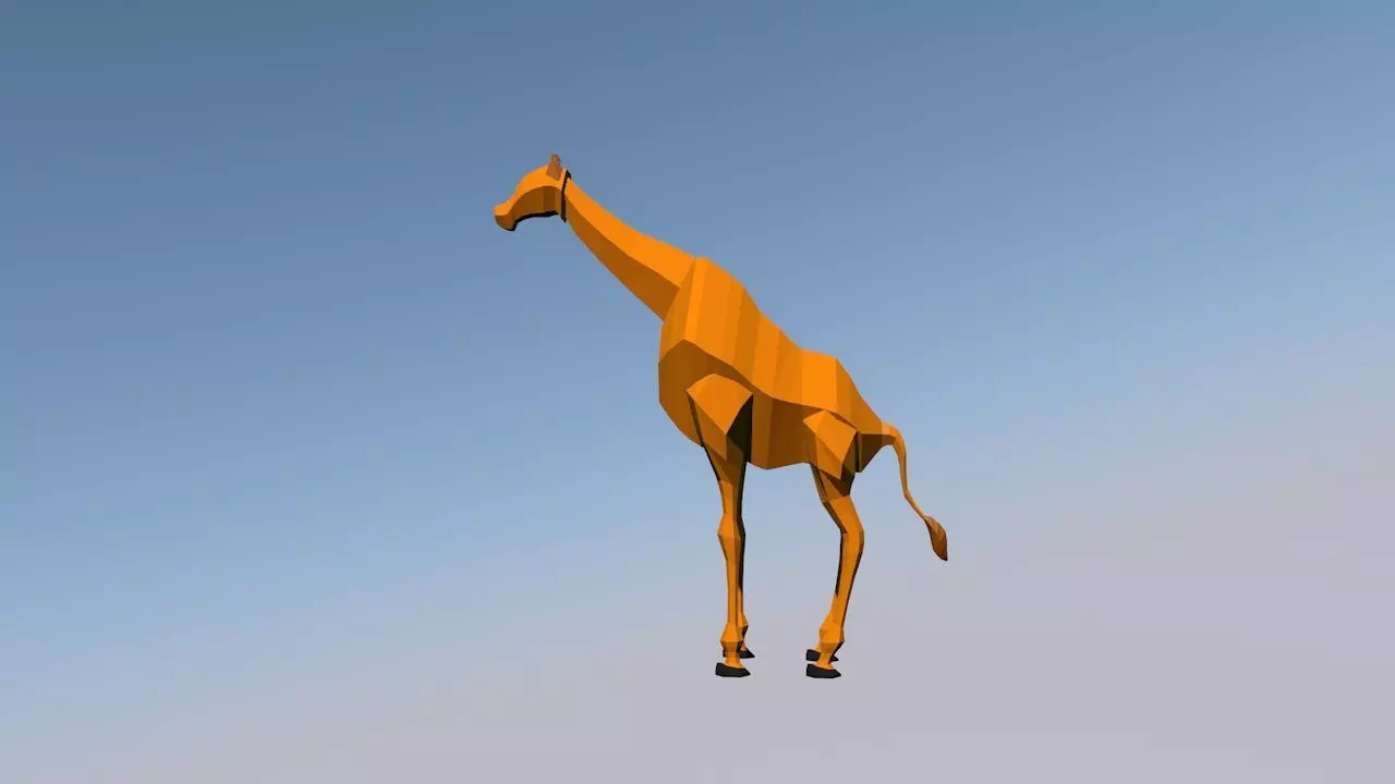 Zarafa animal Free 3D model
