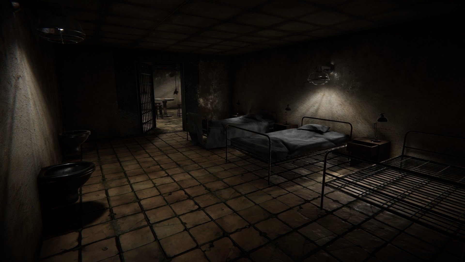 HQ Modular Prison Low-poly 3D model_6