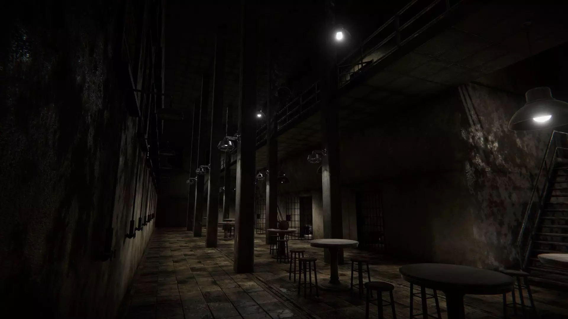 HQ Modular Prison Low-poly 3D model_0