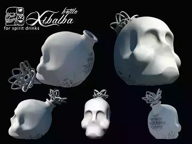 Xibalba Bottle 3D print model