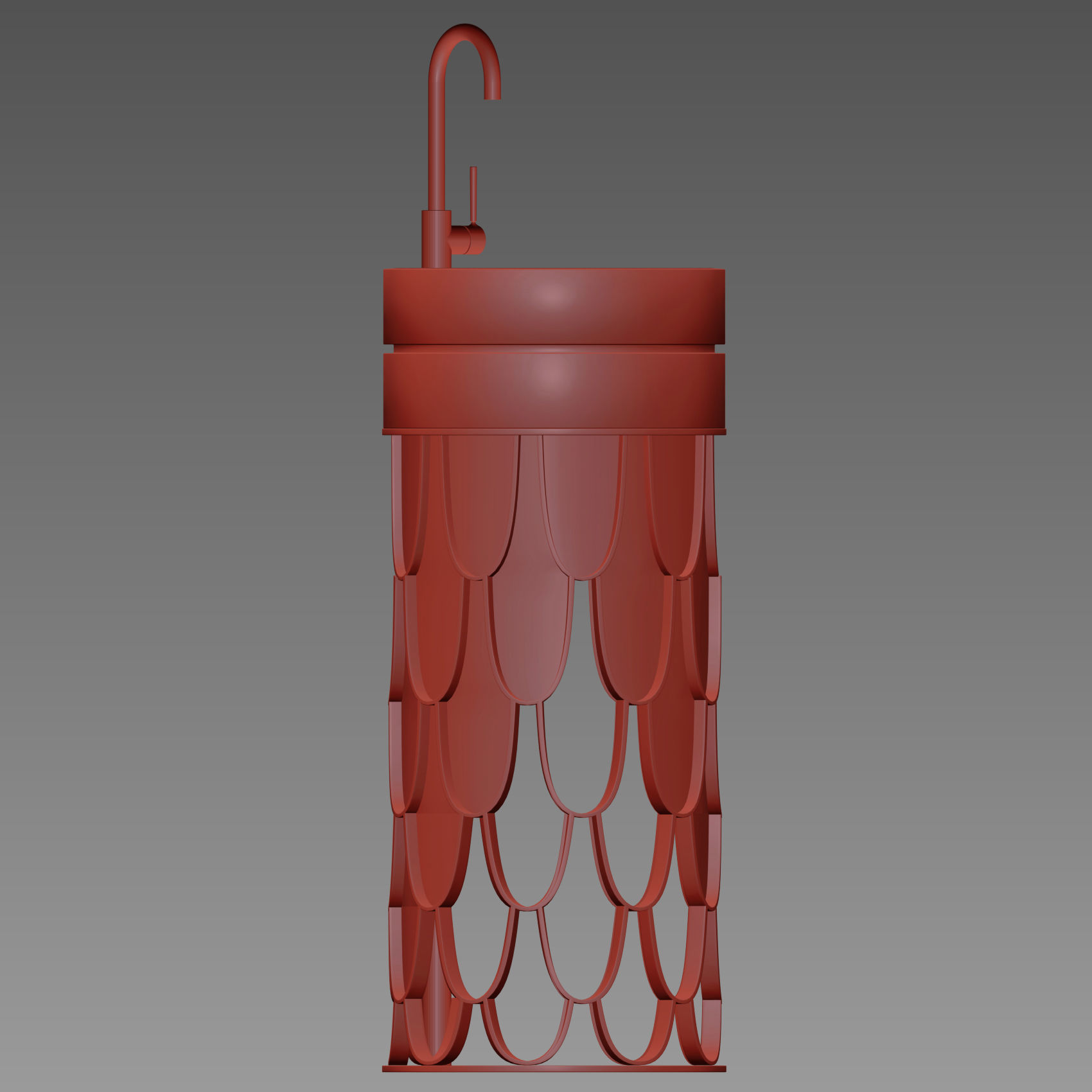 Maison Valentina Luxury Bathrooms Washbasin 3D model_2