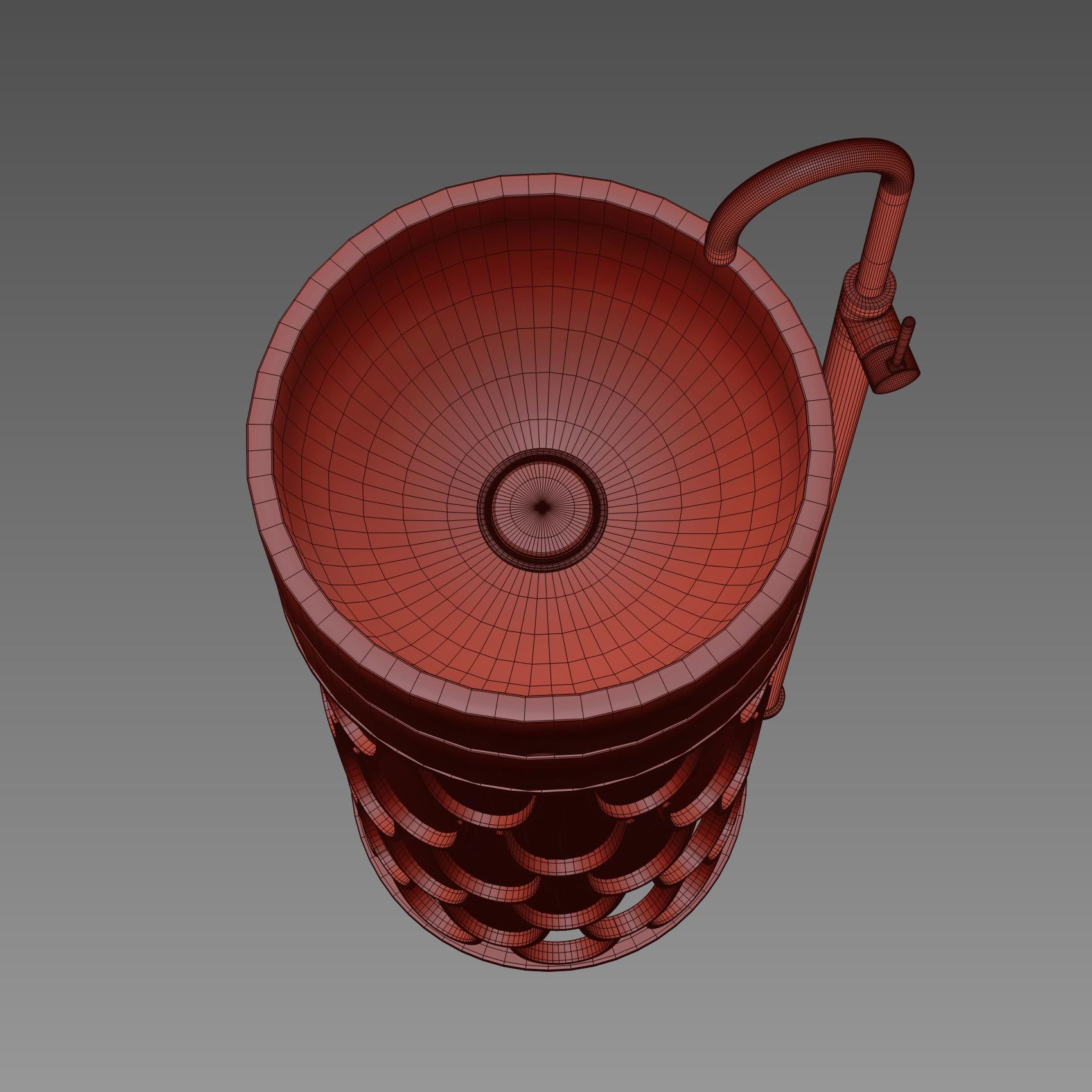 Maison Valentina Luxury Bathrooms Washbasin 3D model_7