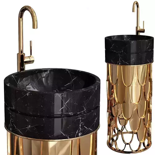 Maison Valentina Luxury Bathrooms Washbasin 3D model