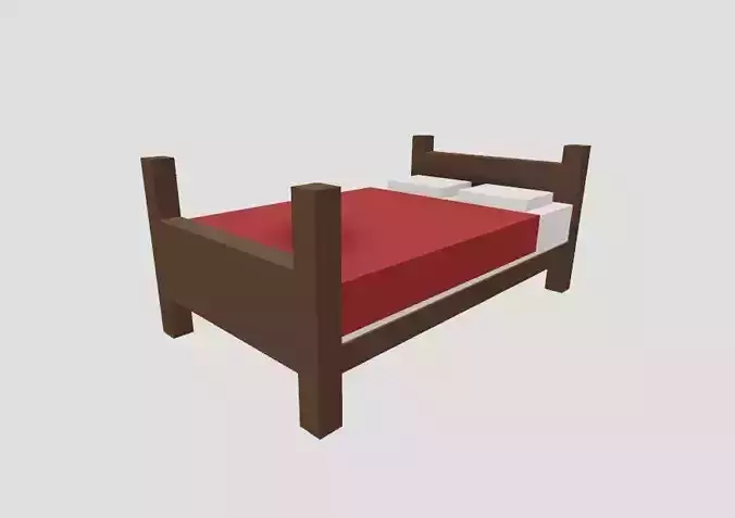 Low Poly Bed