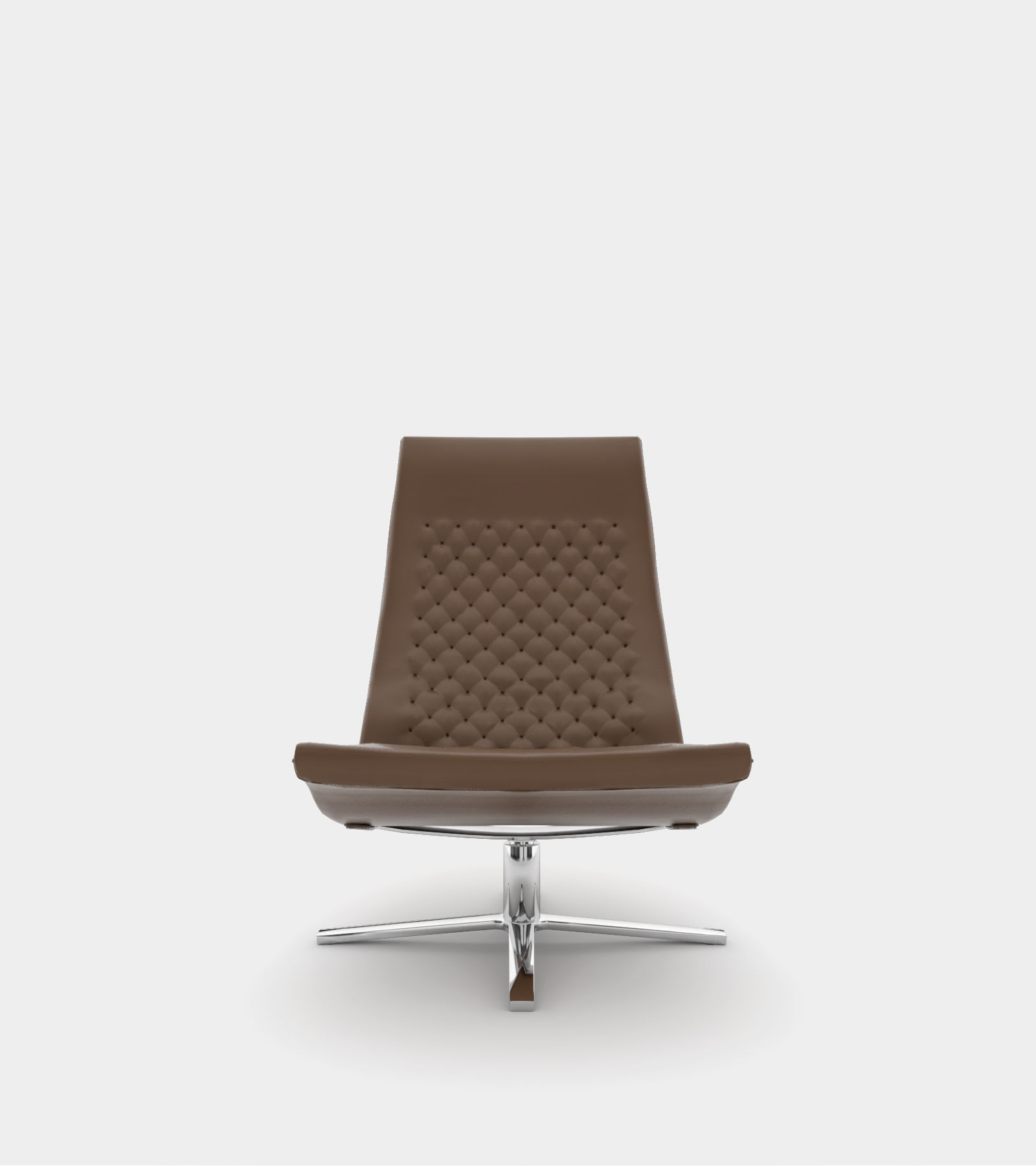 Leather relax chair 3D model_1