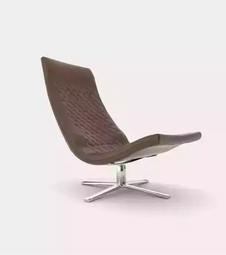 Leather relax chair 3D model
