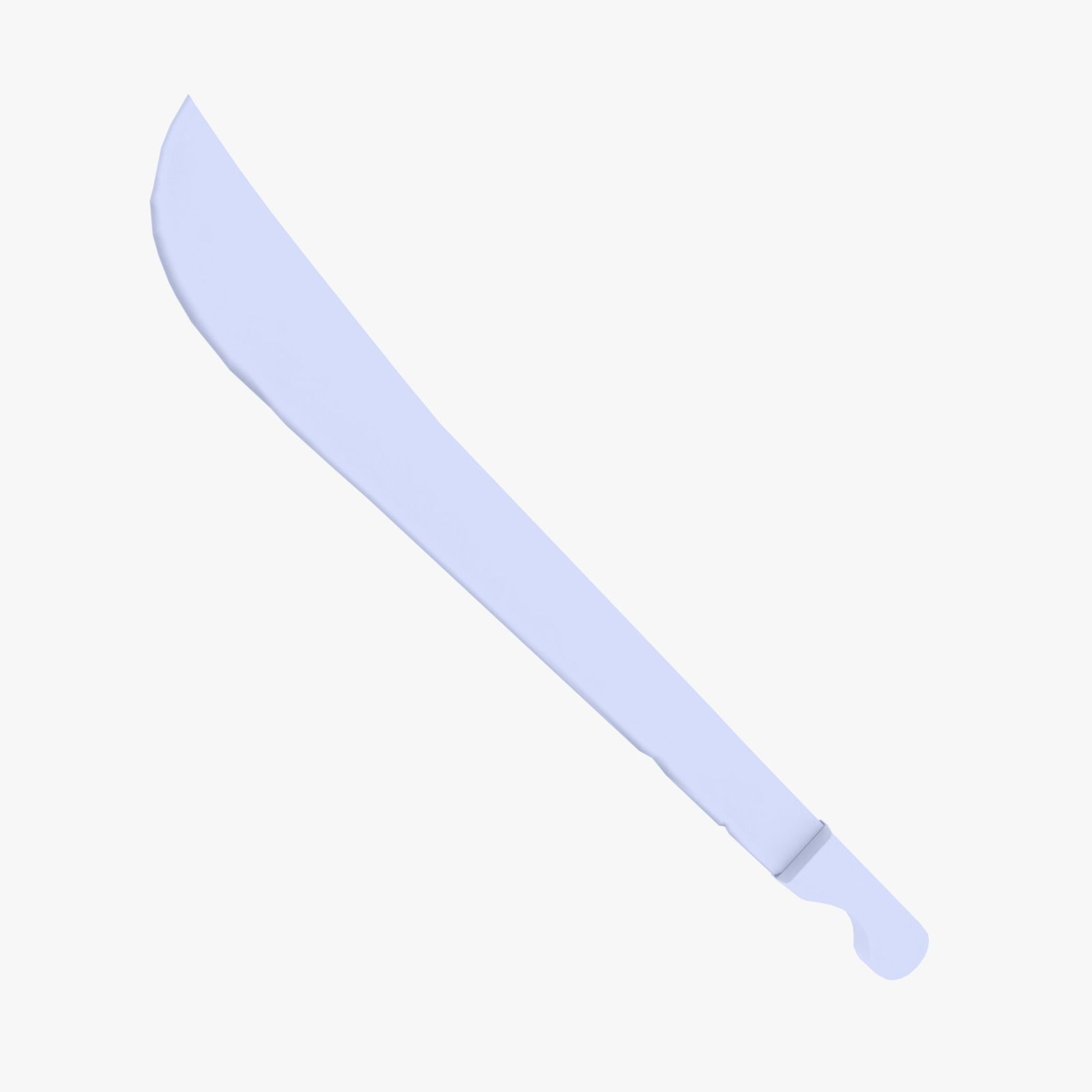 Machete low poly knife Low-poly 3D model