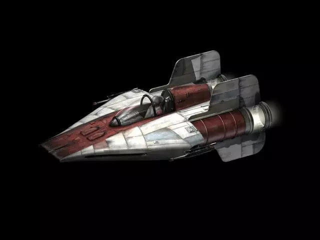 star wars a-wing Free 3D model_0