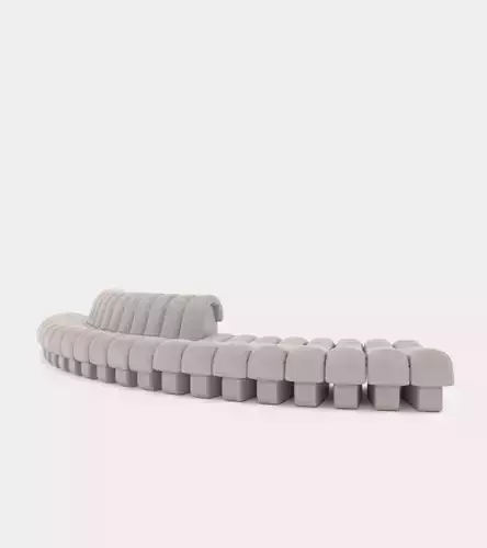 Modular sofa landscape outdoor  indoor 3D model