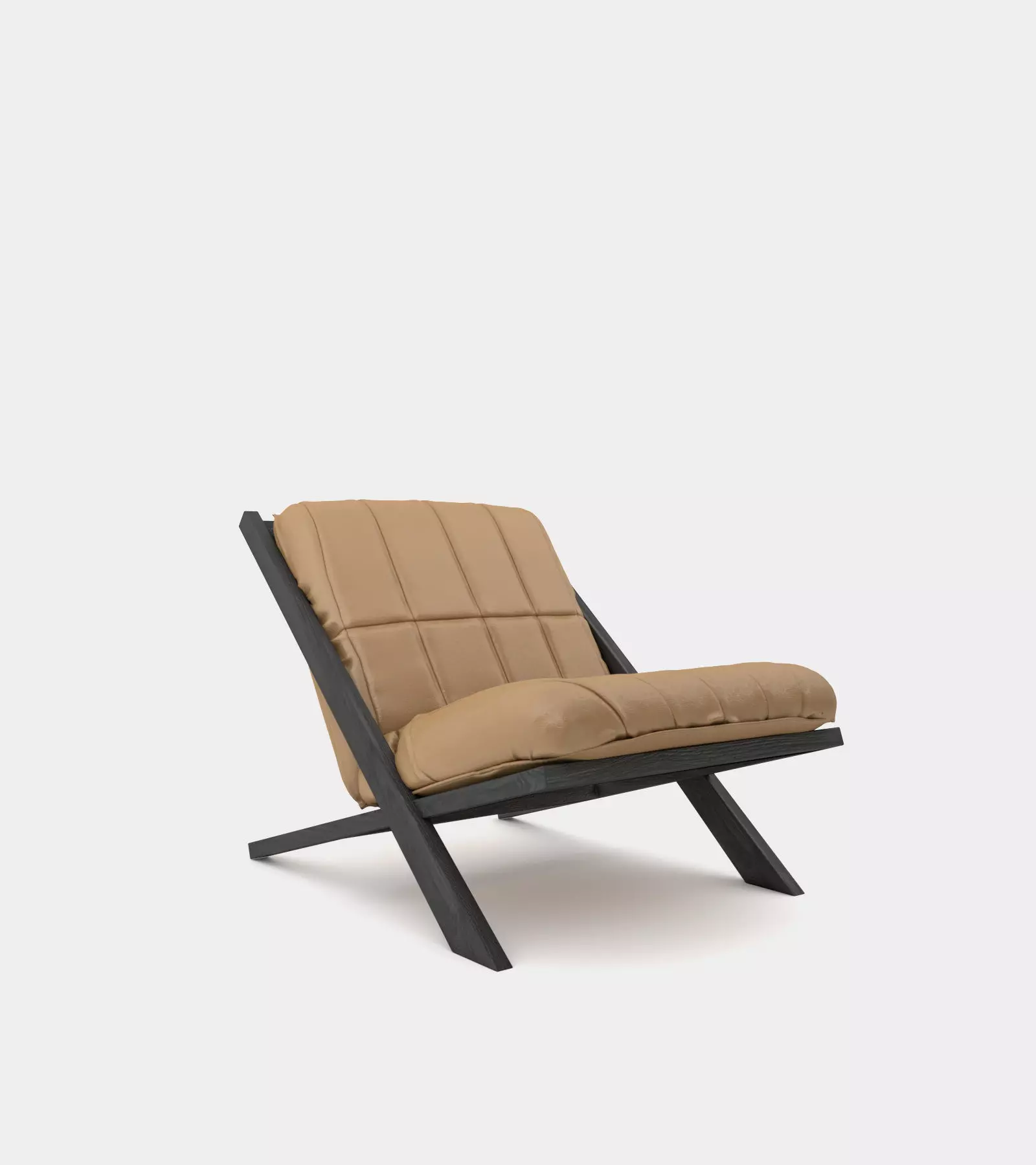 Patchwork lounge chair 3D model_0