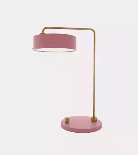Classic table lamp round Free 3D model