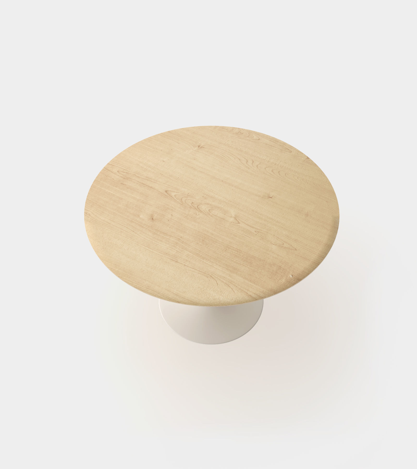 Dining table round for 4 people Free 3D model_1