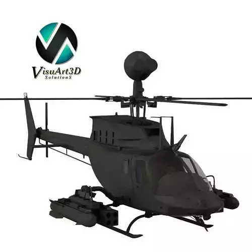 Helicopter Bell OH-58 Kiowa Warrior