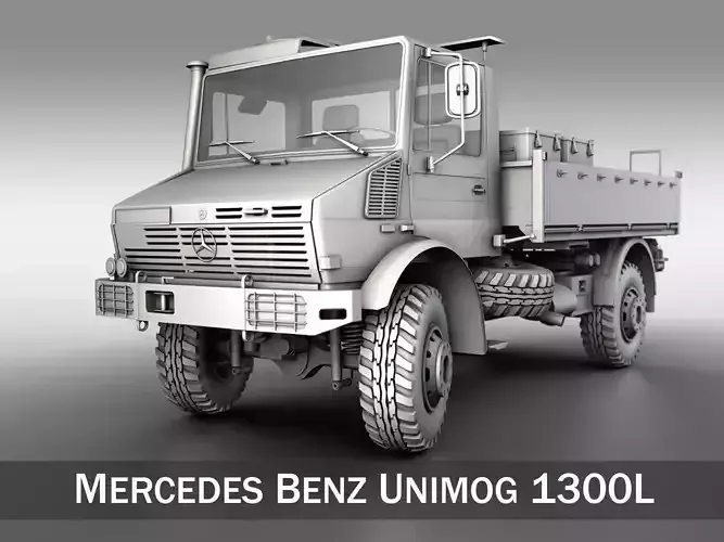 Mercedes Benz Unimog U1300L 3D model
