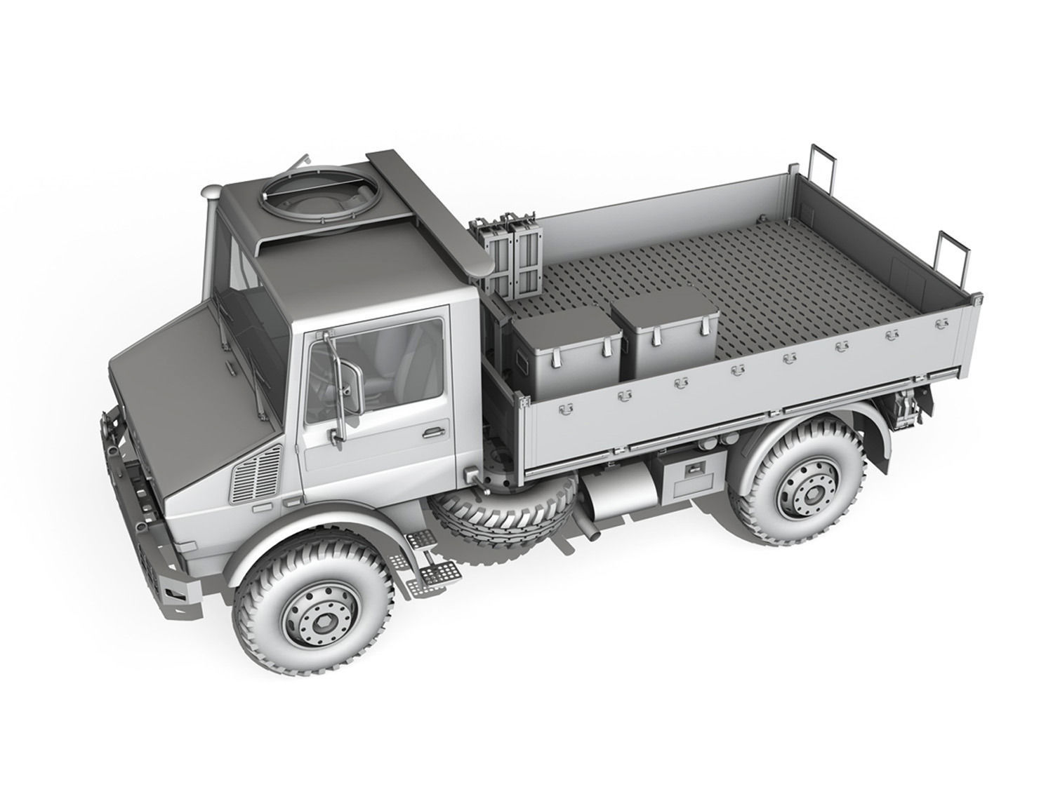 Mercedes Benz Unimog U1300L 3D model_3