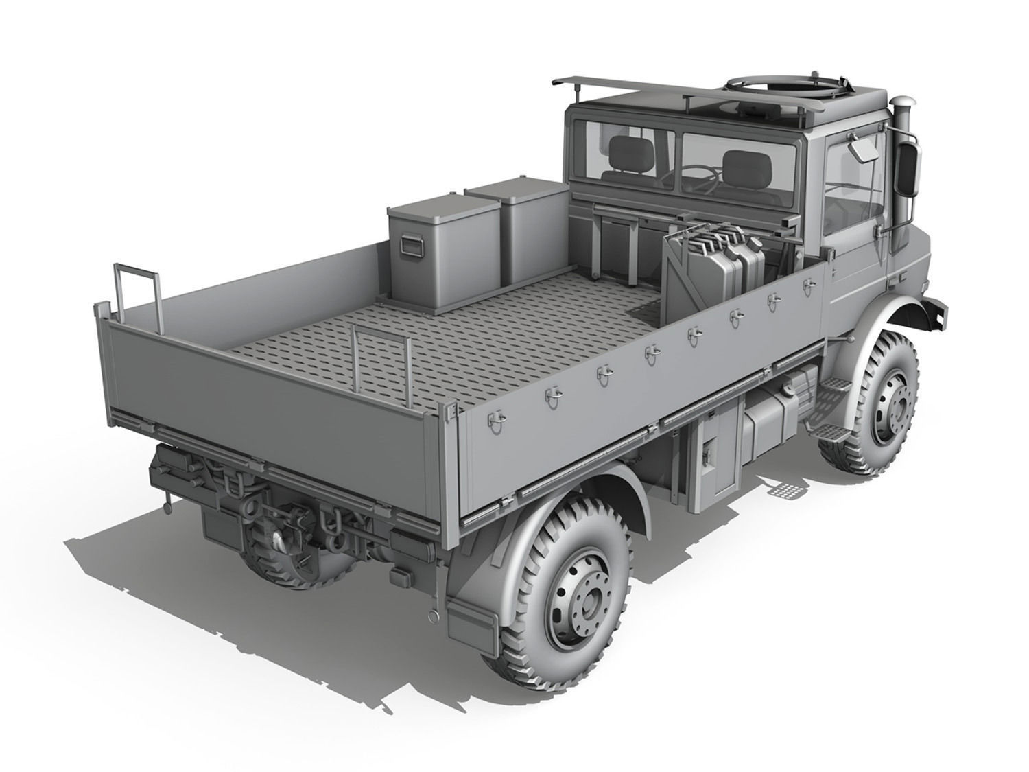 Mercedes Benz Unimog U1300L 3D model_6