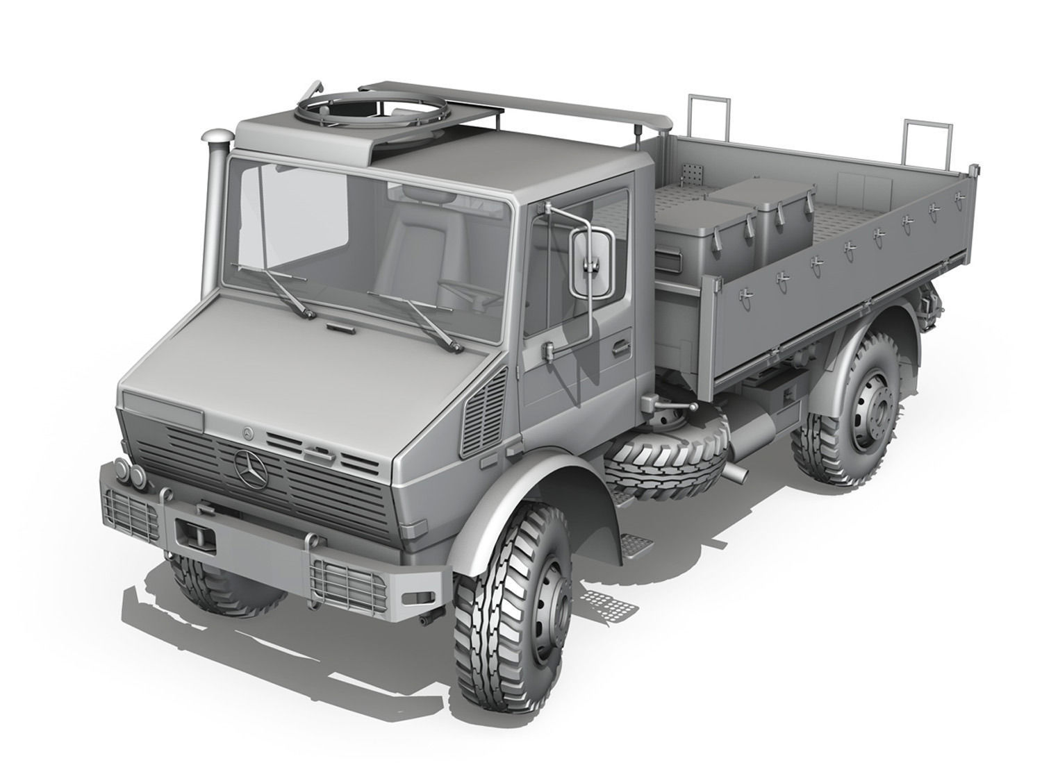 Mercedes Benz Unimog U1300L 3D model_1
