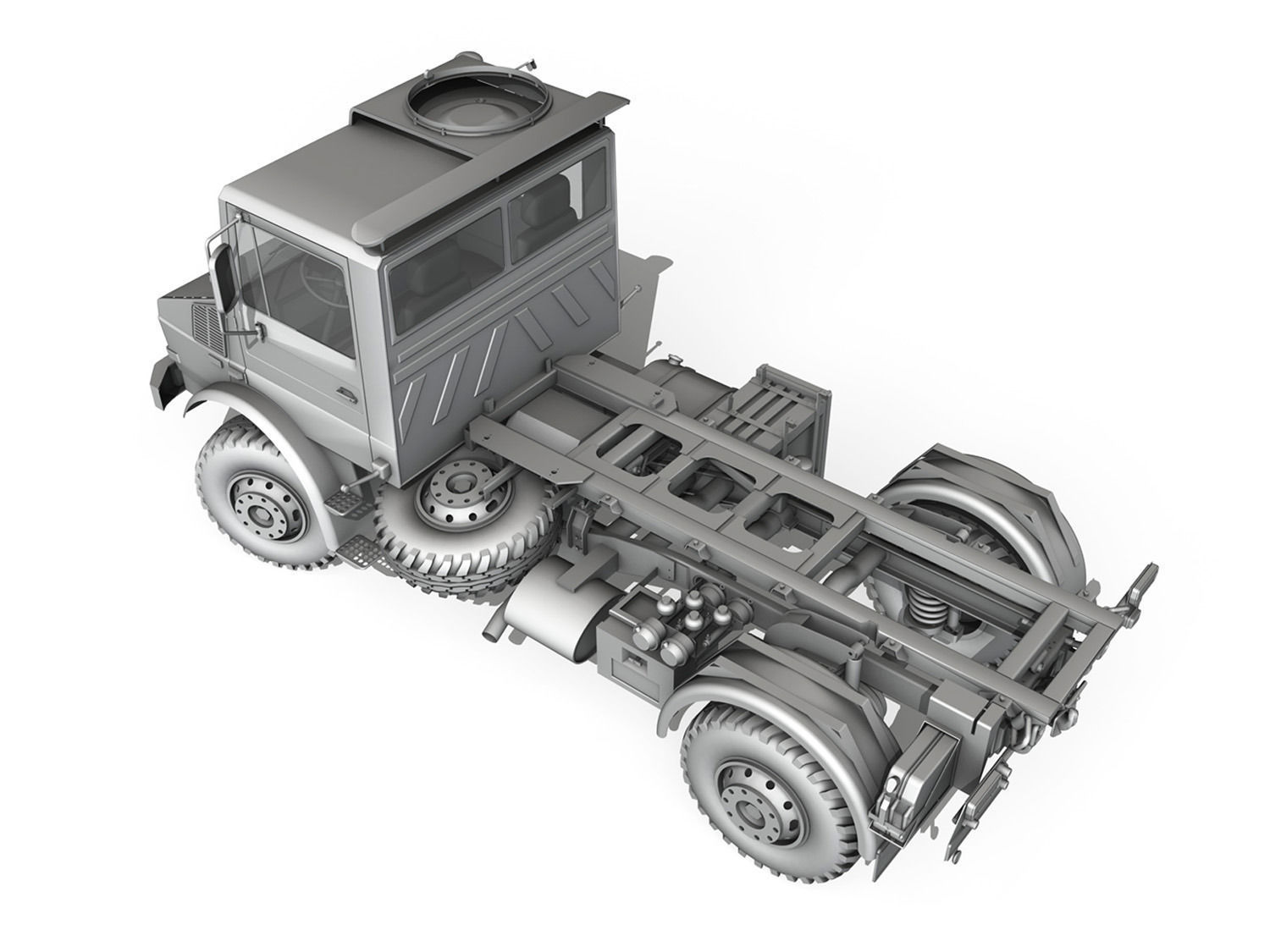 Mercedes Benz Unimog U1300L 3D model_8