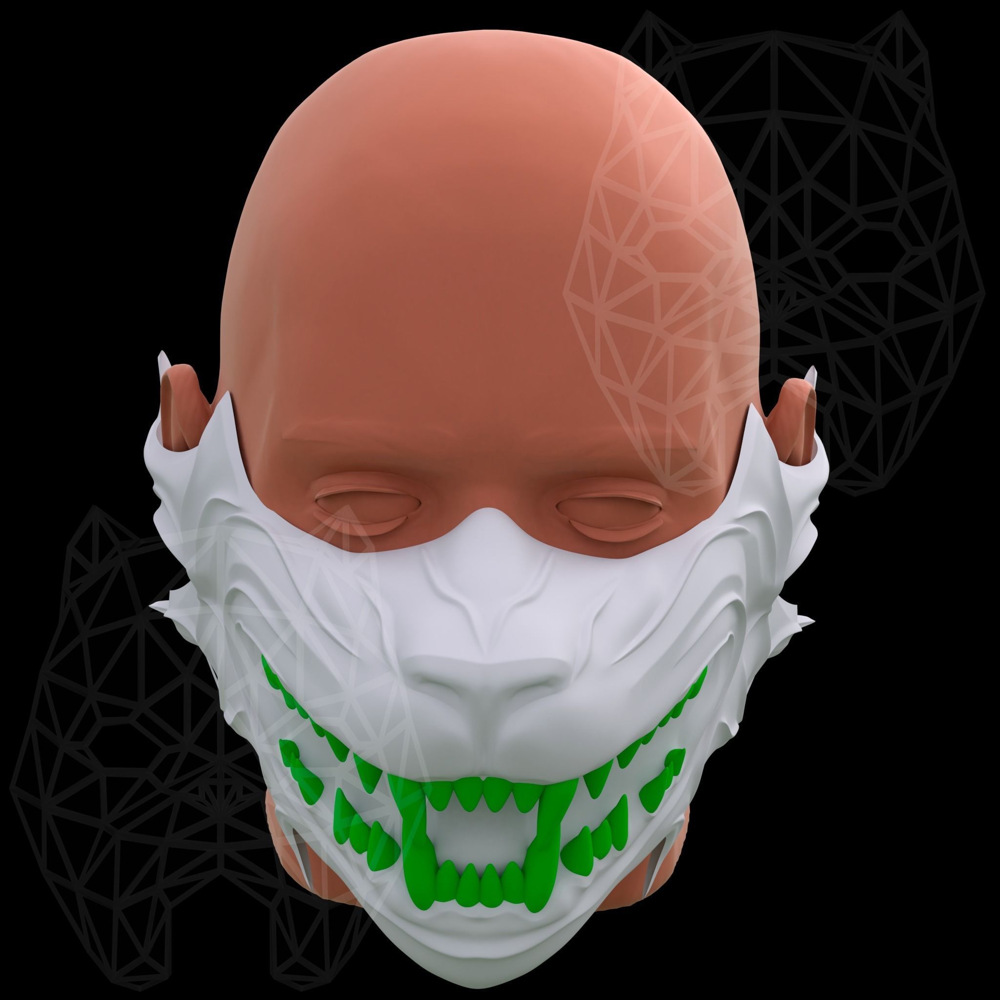 Lion Mask Concept 3D print model_2
