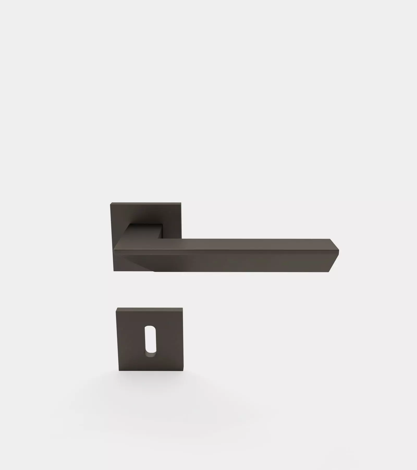 Door handle set for interior 3D model_0