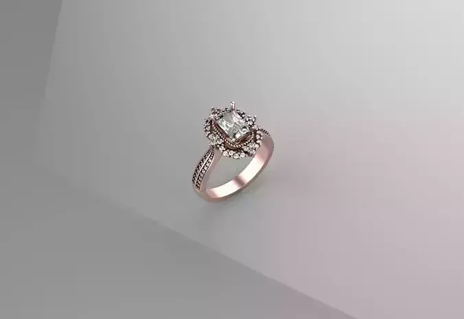 vintage cluster ring