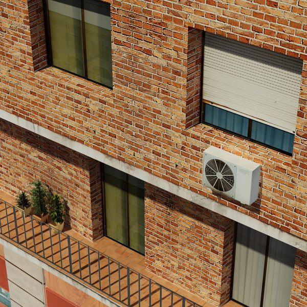 European City Block 03 Low-poly 3D model_17