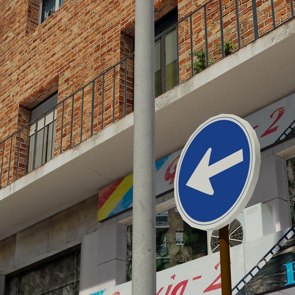 European City Block 03 Low-poly 3D model_24