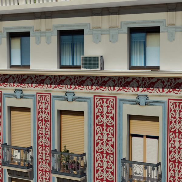 European City Block 03 Low-poly 3D model_18