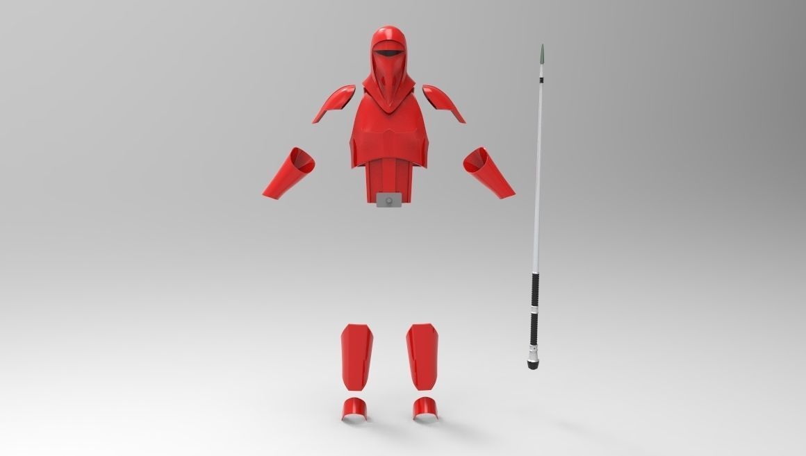 Imperial Shadow Guard whit weapon for 3D printing 3D print model_1