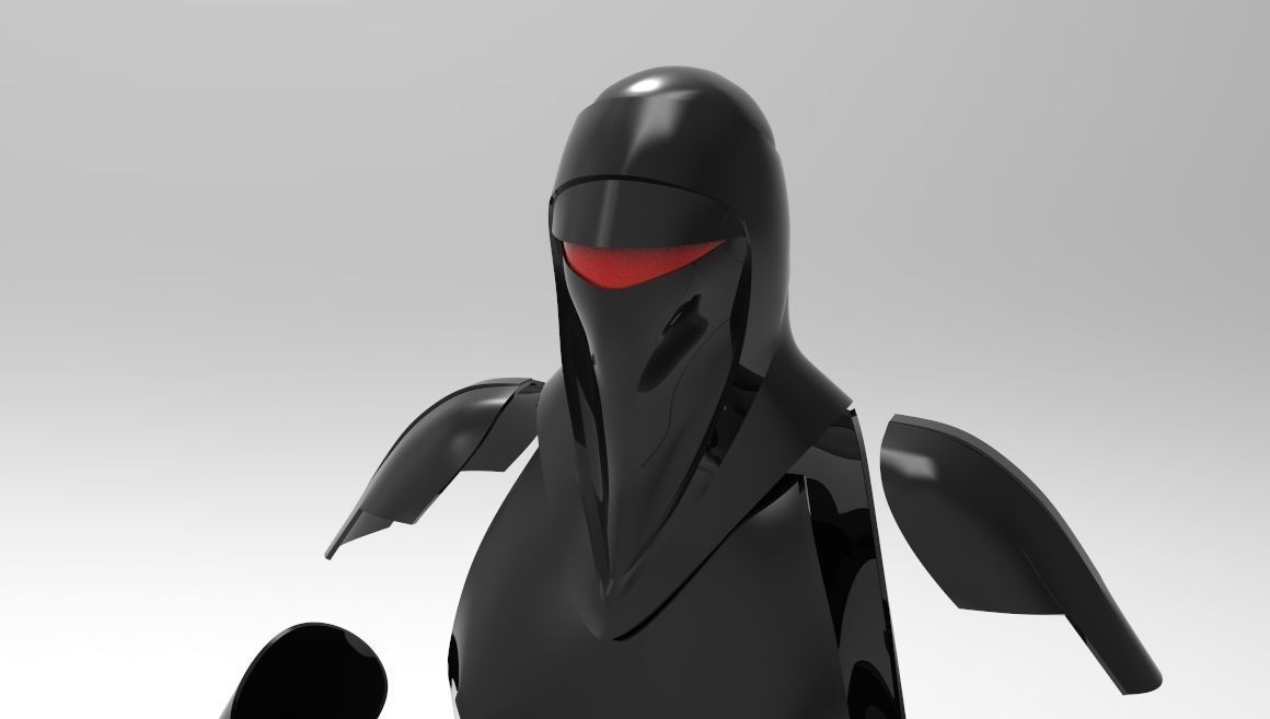 Imperial Shadow Guard whit weapon for 3D printing 3D print model_4