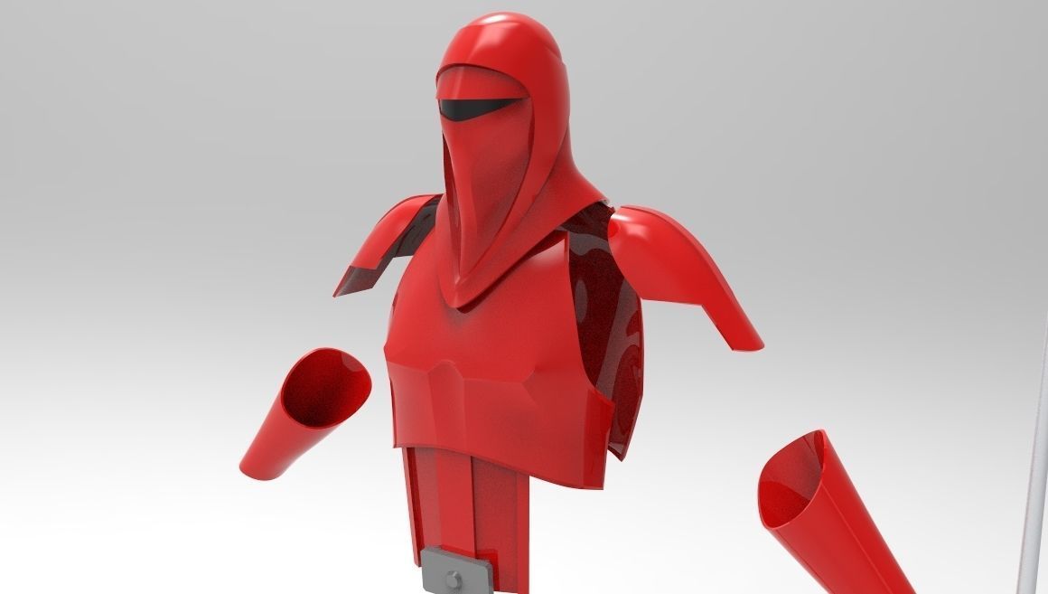 Imperial Shadow Guard whit weapon for 3D printing 3D print model_5