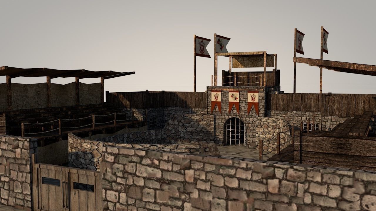 Battle Arena v2 Low-poly 3D model_10