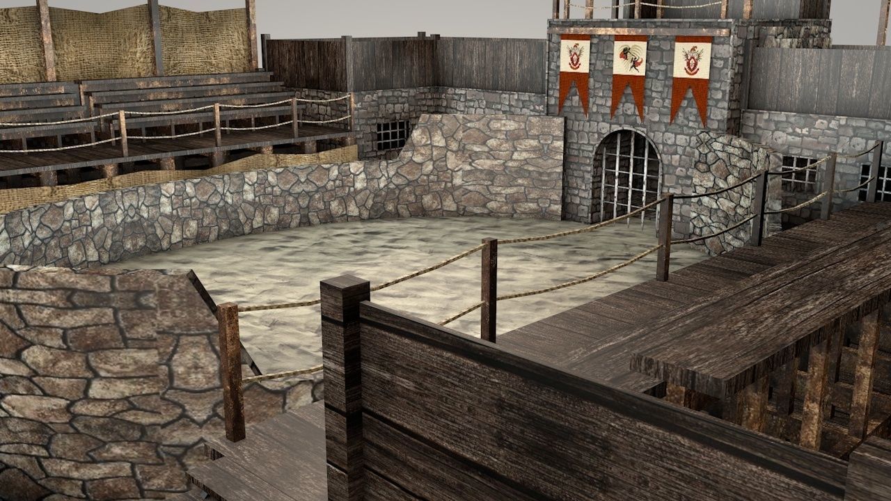 Battle Arena v2 Low-poly 3D model_5