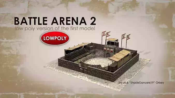 Battle Arena v2 Low-poly 3D model