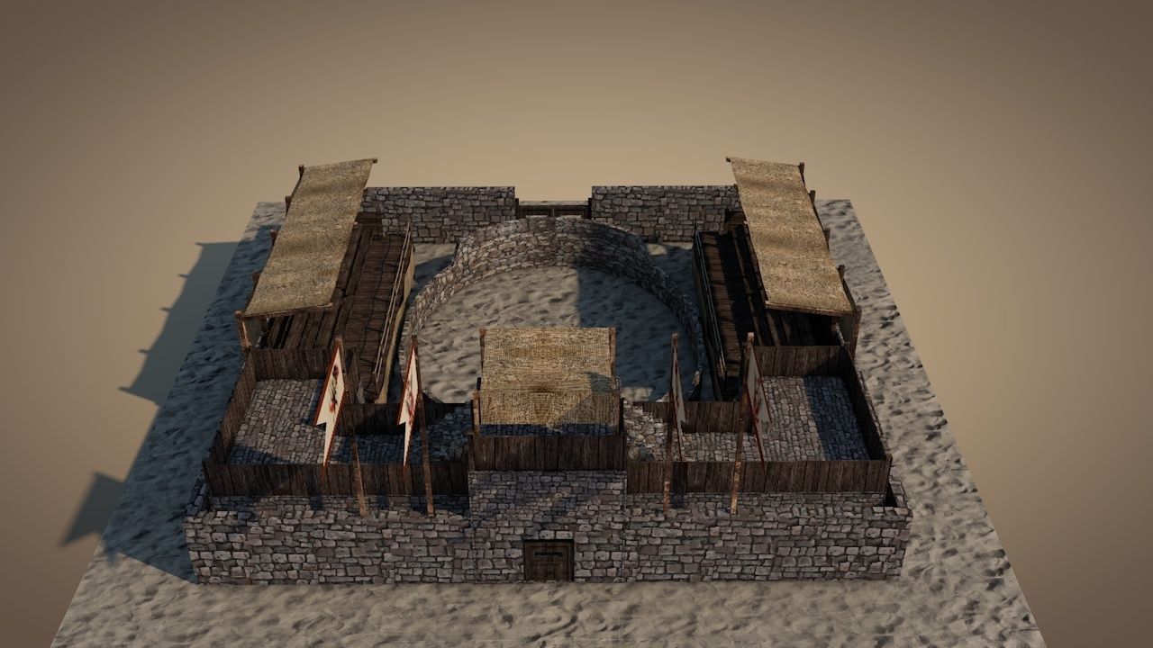 Battle Arena v2 Low-poly 3D model_14