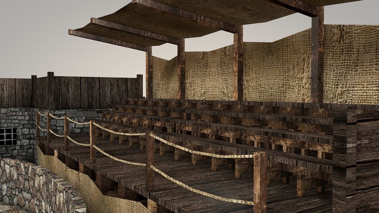 Battle Arena v2 Low-poly 3D model_9