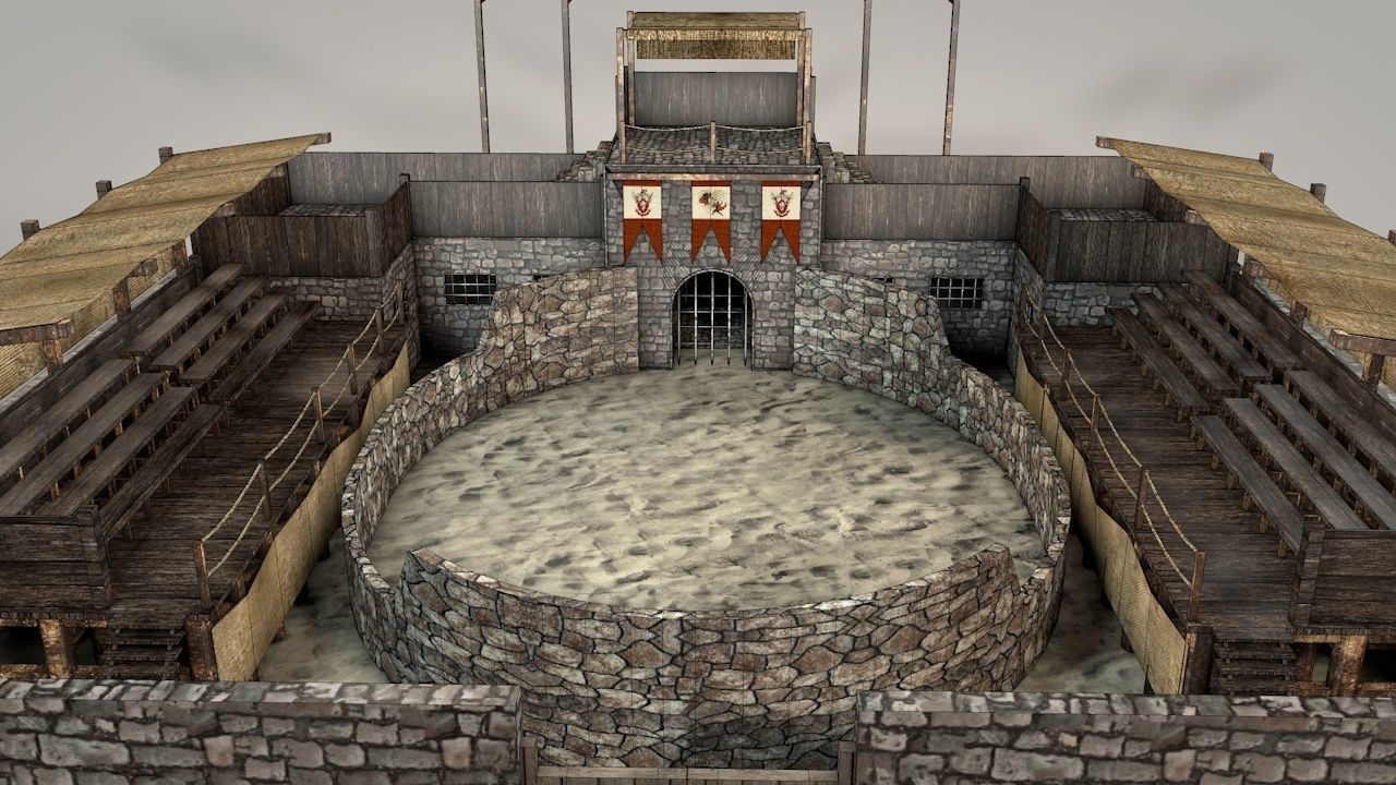 Battle Arena v2 Low-poly 3D model_2