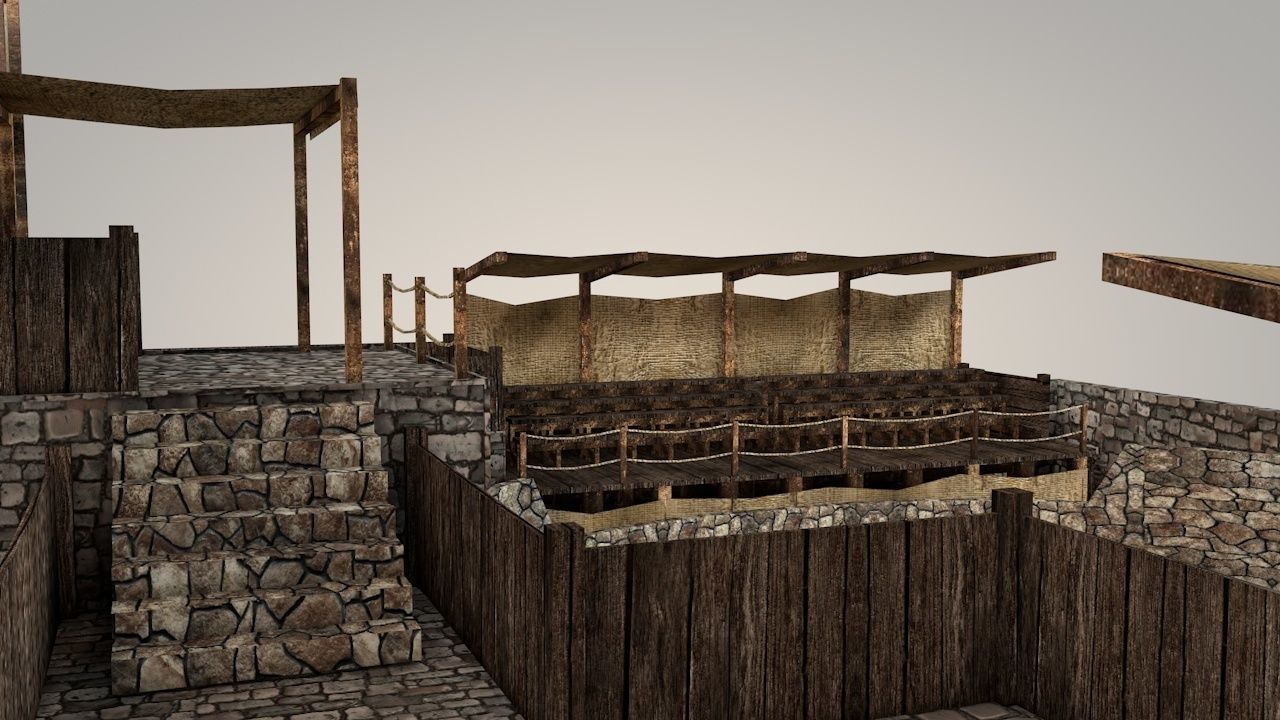 Battle Arena v2 Low-poly 3D model_8