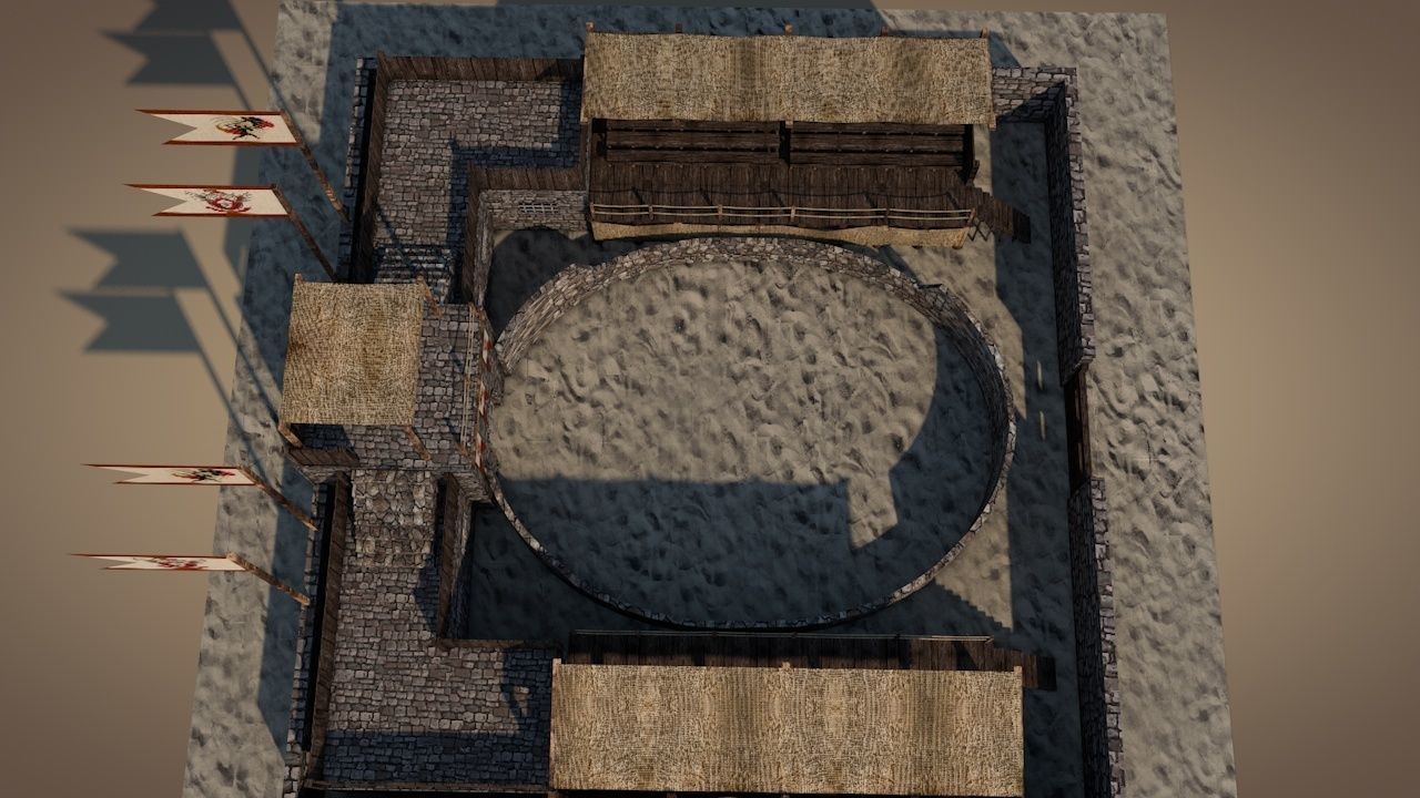 Battle Arena v2 Low-poly 3D model_13
