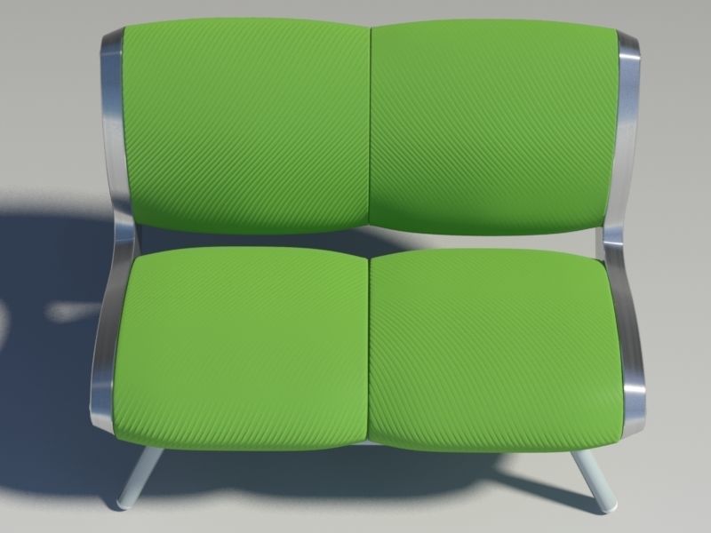 Gluon sofa 2 pillow 3D model_5