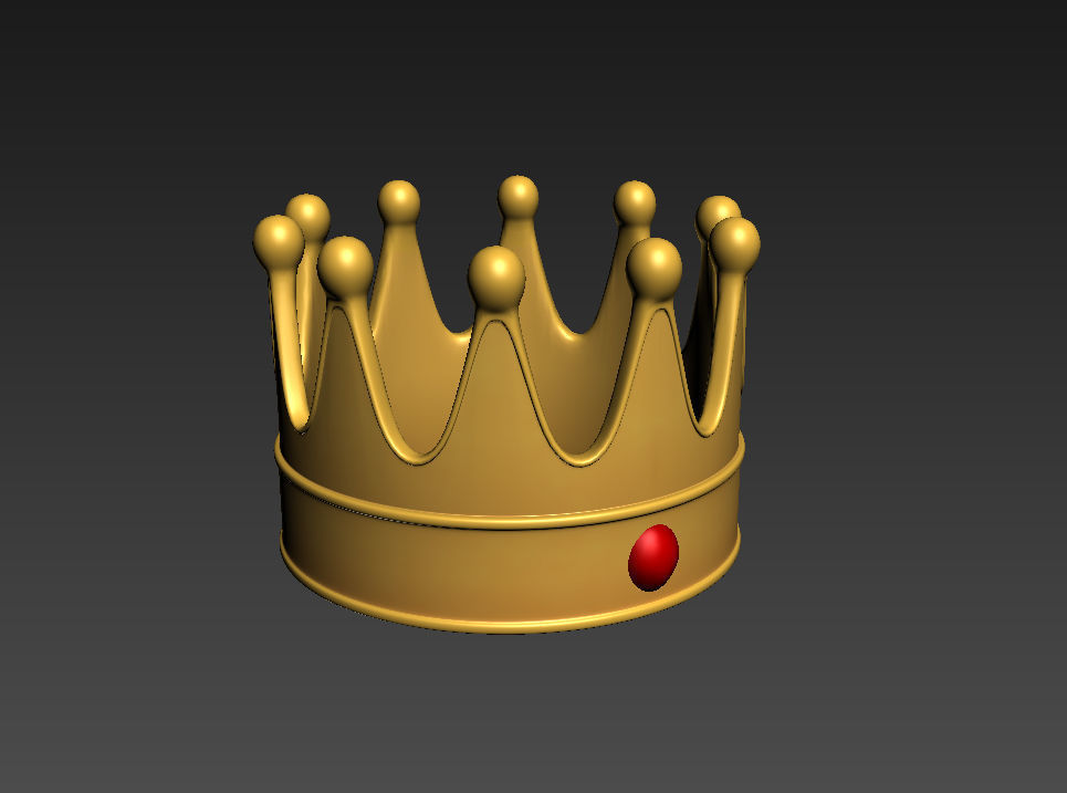 King Crown 3D model_10