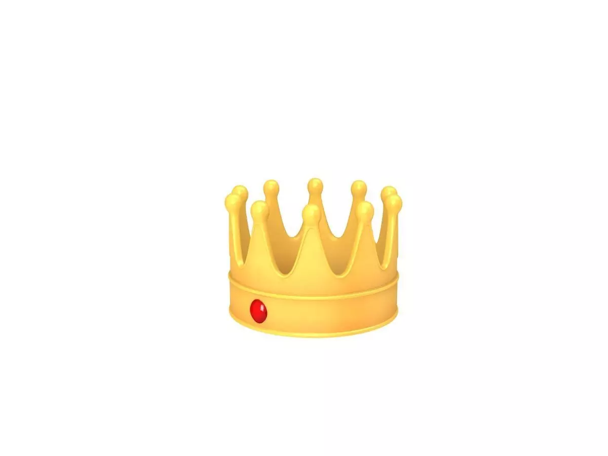 King Crown 3D model_0