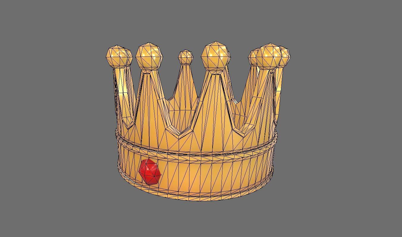 King Crown 3D model_17